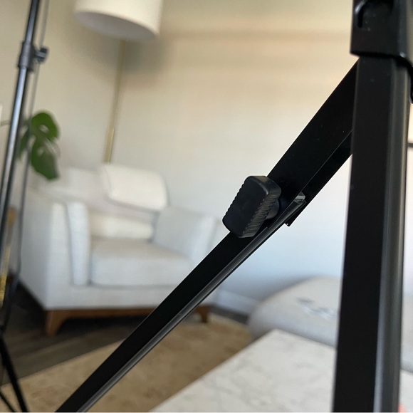 SoHo Urban Artist Black Aluminum Tabletop Ease - Picture 12 of 14